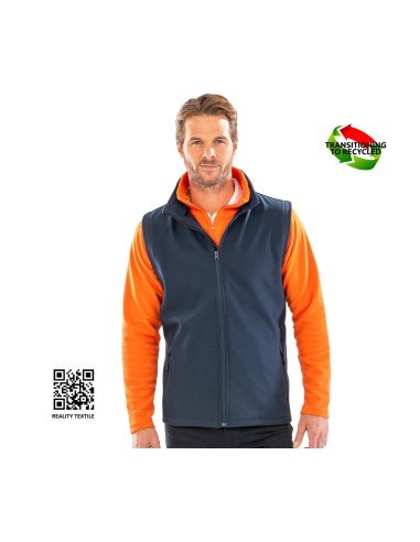 R-R232M-Men's Printable Softshell Bodywarmer with Recycled Fleece Inner